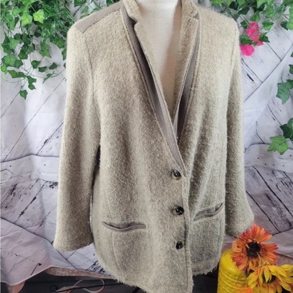 BIANCA Vintage Mohair Angora Blend Cardigan Coat - Picture 8 of 9